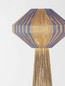 Preview: Nova Luce Stehleuchte Abby E27 Natur Blau Gelb Seil 152cm 9586616