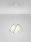 Preview: Nova Luce Pendelleuchte Bora E27 Weiß Ø55cm 9586617