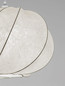 Preview: Nova Luce Pendelleuchte Bora E27 Weiß Ø55cm 9586617