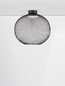 Preview: Nova Luce LED Deckenleuchte Kinetic 24W warmweiss 3000K Schwarz Metall Ø50cm 9620154