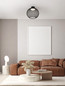 Preview: Nova Luce LED Deckenleuchte Kinetic 19W warmweiss 3000K Schwarz Metall Ø40cm 9620155