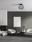 Preview: Nova Luce LED Deckenleuchte Kinetic 12W warmweiss 3000K Schwarz Metall Ø30cm 9620156