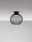 Preview: Nova Luce LED Deckenleuchte Kinetic 12W warmweiss 3000K Schwarz Metall Ø30cm 9620156