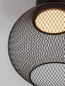Preview: Nova Luce LED Deckenleuchte Kinetic 12W warmweiss 3000K Schwarz Metall Ø30cm 9620156