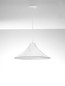 Preview: Nova Luce Pendelleuchte Oket E27 Weiß Metall Seide Ø65cm 9620166