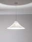 Preview: Nova Luce Pendelleuchte Oket E27 Weiß Metall Seide Ø65cm 9620166