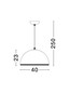 Preview: Nova Luce Pendelleuchte Lalu E27 Weiß Ø40cm 9620168