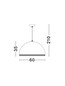 Preview: Nova Luce Pendelleuchte Lalu E27 Weiß Ø60cm 9620169