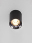 Preview: Nova Luce LED Deckenleuchte Aneto 10W warmweiss 3000K Schwarz Aluminium Ø7cm 9695151