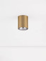 Preview: Nova Luce LED Deckenleuchte Aneto 10W warmweiss 3000K Gold Aluminium Ø7cm 9695152