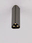 Preview: Nova Luce LED Deckenleuchte Etho 6W warmweiss 3000K Schwarz Nickel Aluminium 15x5cm 9695157