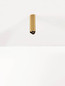 Preview: Nova Luce LED Deckenleuchte Etho 6W warmweiss 3000K Gold Aluminium 20x5cm 9695158