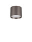 Preview: Nova Luce LED Deckenleuchte Ziare 10W warmweiss 3000K Schwarz Nickel Aluminium Ø10cm 9695167