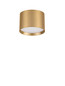 Preview: Nova Luce LED Deckenleuchte Ziare 17W warmweiss 3000K Gold Aluminium Ø12cm 9695168