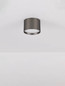 Preview: Nova Luce LED Deckenleuchte Ziare 17W warmweiss 3000K Schwarz Nickel Aluminium Ø12cm 9695169
