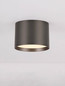 Preview: Nova Luce LED Deckenleuchte Ziare 17W warmweiss 3000K Schwarz Nickel Aluminium Ø12cm 9695169