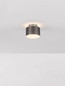 Preview: Nova Luce LED Deckenleuchte Ozen 16W warmweiss 3000K Schwarznickel Aluminium Ø11cm 9695171