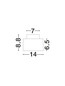 Preview: Nova Luce LED Deckenleuchte Ozen 24W warmweiss 3000K Gold Aluminium Ø14cm 9695172