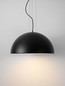 Preview: Nova Luce Pendelleuchte Tholos 3-flammig 3xE27 Schwarz Weiß Metall Ø60cm 9695287