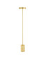 Preview: Nova Luce LED Stehleuchte Thea 17W warmweiss 3000K Messinggold Metall 135cm 9695291