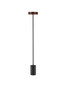 Preview: Nova Luce LED Stehleuchte Thea 17W warmweiss 3000K Holz Schwarz Metall 135cm 9695294