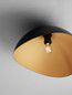 Preview: Nova Luce Deckenleuchte Opsi E27 Schwarz Gold Metall Ø50cm 9695297