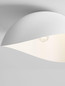 Preview: Nova Luce Deckenleuchte Opsi E27 Weiß Metall Ø50cm 9695298