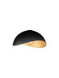 Preview: Nova Luce Deckenleuchte Opsi E27 Schwarz Gold Metall Ø40cm 9695302
