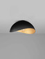 Preview: Nova Luce Deckenleuchte Opsi E27 Schwarz Gold Metall Ø40cm 9695302
