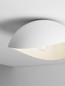 Preview: Nova Luce Deckenleuchte Opsi E27 Weiß Metall Ø40cm 9695303