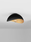 Preview: Nova Luce Deckenleuchte Opsi E27 Schwarz Gold Metall Ø30cm 9695305
