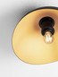 Preview: Nova Luce Deckenleuchte Opsi E27 Schwarz Gold Metall Ø30cm 9695305