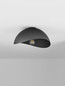 Preview: Nova Luce Deckenleuchte Opsi E27 Dunkelgrau Schwarz Metall Ø30cm 9695307