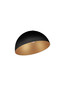 Preview: Nova Luce Deckenleuchte Onia E27 Schwarz Gold Metall Ø50cm 9695308
