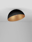 Preview: Nova Luce Deckenleuchte Onia E27 Schwarz Gold Metall Ø50cm 9695308
