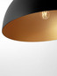 Preview: Nova Luce Deckenleuchte Onia E27 Schwarz Gold Metall Ø50cm 9695308