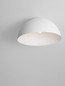 Preview: Nova Luce Deckenleuchte Onia E27 Weiß Metall Ø50cm 9695309