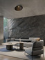 Preview: Nova Luce Deckenleuchte Onia E27 Dunkelgrau Schwarz Metall Ø50cm 9695310