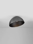 Preview: Nova Luce Deckenleuchte Onia E27 Dunkelgrau Schwarz Metall Ø50cm 9695310