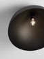 Preview: Nova Luce Deckenleuchte Onia E27 Dunkelgrau Schwarz Metall Ø50cm 9695310
