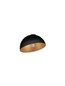 Preview: Nova Luce Deckenleuchte Onia E27 Schwarz Gold Metall Ø30cm 9695314
