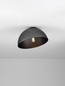Preview: Nova Luce Deckenleuchte Onia E27 Dunkelgrau Schwarz Metall Ø30cm 9695316