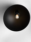 Preview: Nova Luce Deckenleuchte Onia E27 Dunkelgrau Schwarz Metall Ø30cm 9695316