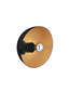Preview: Nova Luce Wandleuchte Onia E14 Schwarz Gold Metall Ø20,5cm 9695317