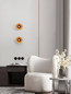 Preview: Nova Luce Wandleuchte Onia E14 Schwarz Gold Metall Ø20,5cm 9695317