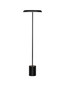 Preview: Nova Luce LED Stehleuchte Ophelia 27W warmweiss 3000K Schwarz Holz Metall 135cm 9695324