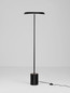 Preview: Nova Luce LED Stehleuchte Ophelia 27W warmweiss 3000K Schwarz Holz Metall 135cm 9695324