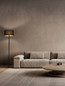 Preview: Nova Luce Stehleuchte Sibnia E27 Schwarz Metall Textil 165cm 9695331