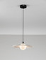 Preview: Nova Luce Pendelleuchte Reflet G9 Schwarz Weiß Stahl Ø30cm 9780104
