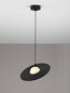 Preview: Nova Luce Pendelleuchte Reflet G9 Schwarz Weiß Stahl Ø30cm 9780104